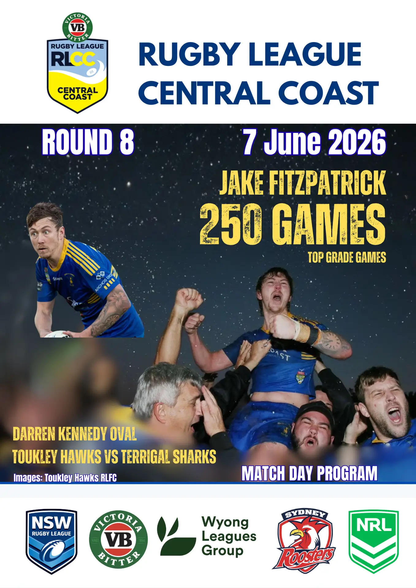 RLCC Senior Match Day Program – Round 8, 7 June 2026