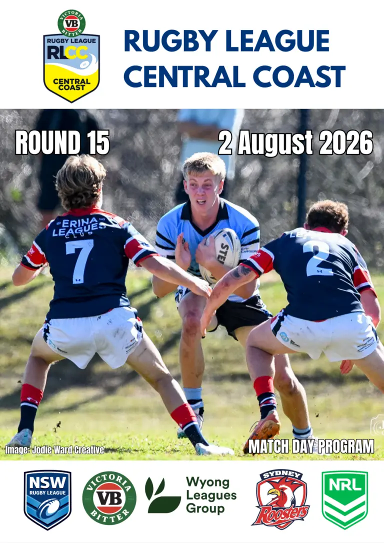 RLCC Senior Match Day Program – Round 15, 2 August 2026