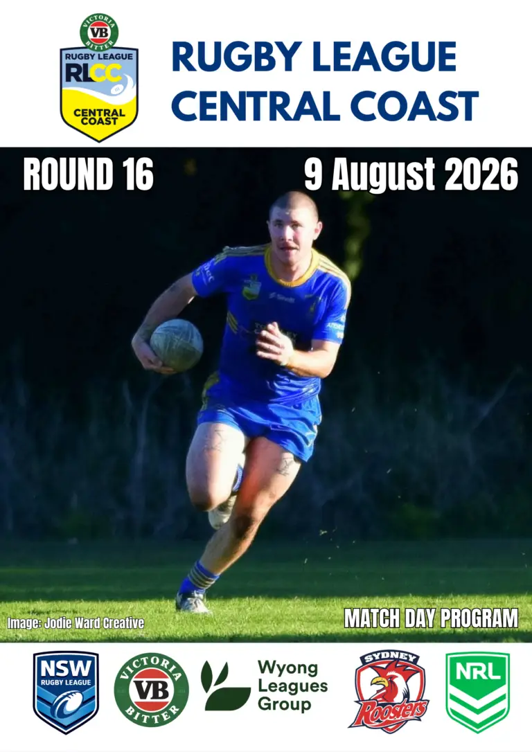 RLCC Senior Match Day Program – Round 16, 9 August 2026